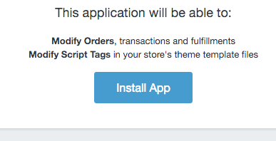 Shopify App installation step 5